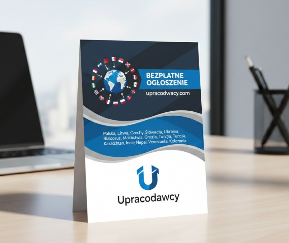 Bezpłatne ogłoszenie oferty pracy.